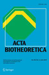 ACTA BIOTHEORETICA杂志封面